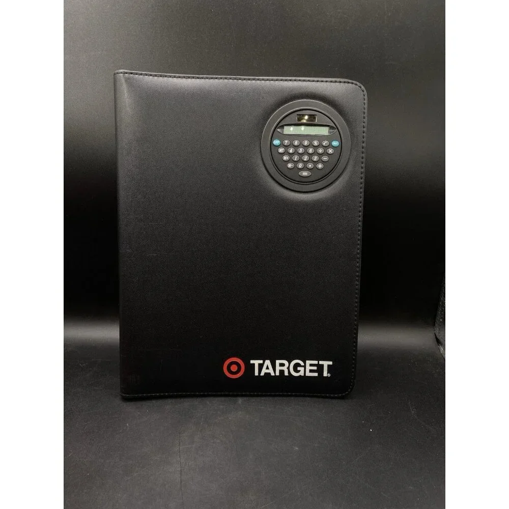 Target Store Employee Work Manager Portfolio Folder With Calculator 2007 READ